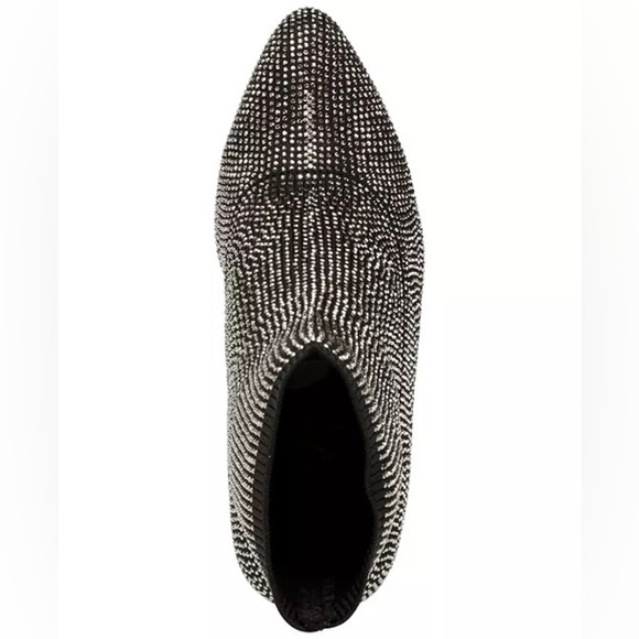 Rhinestone Boots Sock Booties Size 7 - Picture 4 of 6